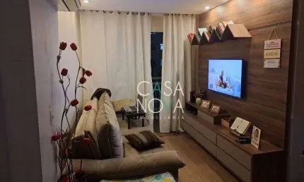 Apartamento com 2 dormitórios à venda, 60 m² por R$ 350.000,00 - Morro de Nova Cintra - Santos/SP