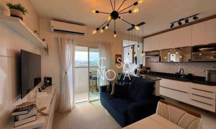 Apartamento com 1 dormitório à venda, 38 m² por R$ 410.000,00 - Macuco - Santos/SP