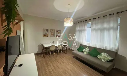 Apartamento com 2 dormitórios à venda, 100 m² por r$ 450.000,00 - encruzilhada - santos/sp