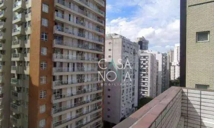 Apartamento com 1 dormitório, 47 m² - venda por r$ 390.000,00 ou aluguel por r$ 3.300,00/mês - gonzaga - santos/sp