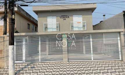 Casa com 2 dormitórios à venda, 50 m² por R$ 277.000,00 - Catiapoã - São Vicente/SP