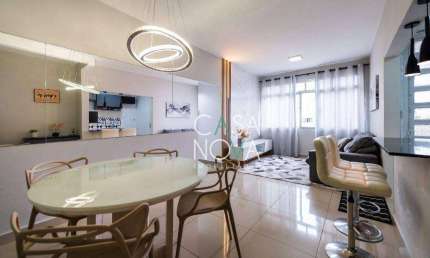 Apartamento com 2 dormitórios para alugar, 55 m² por R$ 4.500,00/mês - Boqueirão - Santos/SP