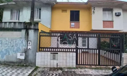 Sobrado com 2 dormitórios para alugar, 86 m² por R$ 3.000,00/mês - Vila Matias - Santos/SP