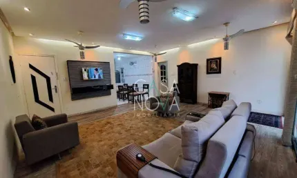 Apartamento com 3 quartos para alugar na Avenida Bartolomeu de Gusmão, Boqueirão, Santos