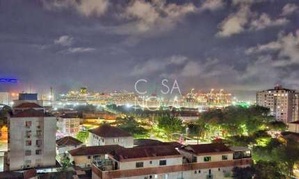 Apartamento com 2 dormitórios para alugar, 112 m² por R$ 4.250,00/mês - Embaré - Santos/SP
