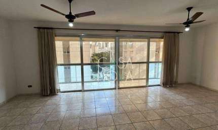 Apartamento com 4 dormitórios para alugar, 212 m² por R$ 5.000,00/mês - Aparecida - Santos/SP