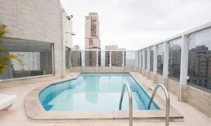 Gonzaga flat service apartamento com 1 dormitório à venda, 36 m² por r$ 265.000 - gonzaga - santos/sp