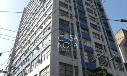 Sala à venda, 37 m² por r$ 130.000,00 - centro - santos/sp