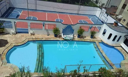 Apartamento com 2 dormitórios à venda, 100 m² por R$ 555.000,00 - Jardim Três Marias - Guarujá/SP