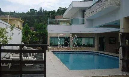 Sobrado com 3 dormitórios à venda, 433 m² por R$ 3.500.000,00 - Morro de Nova Cintra - Santos/SP