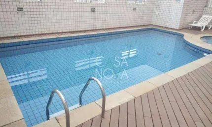 Apartamento com 1 dormitório para alugar, 52 m² por R$ 3.000,00/mês - Encruzilhada - Santos/SP