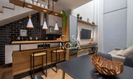 Loft com 1 dormitório à venda, 70 m² por R$ 740.000,00 - Gonzaga - Santos/SP