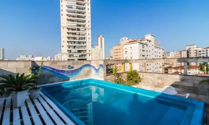 Cobertura com 3 dormitórios à venda, 250 m² por R$ 2.100.000,00 - José Menino - Santos/SP