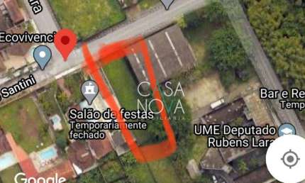 Terreno à venda, 855 m² por R$ 990.000,00 - Morro de Nova Cintra - Santos/SP