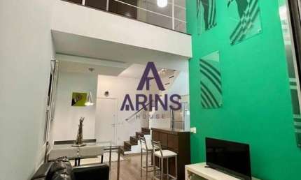 Loft duplex para Aluguel com 69m², 1 quarto, 1 vaga no Gonzaga - Santos/SP