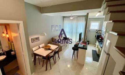 Loft duplex para Aluguel com 69m², 2 quartos, 1 vaga no Gonzaga - Santos/SP
