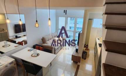 Loft duplex a venda tem 80m² quadrados com 2 quartos em Gonzaga - Santos