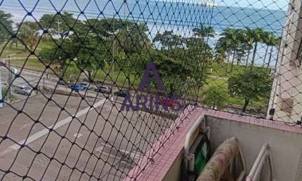 Apartamento para Alugar Mobiliado com Vista Mar, 2 Quartos no Embaré - Santos/SP
