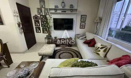 Apartamento a Venda ou Aluguel, 120m², 2 Quartos e 1 Vaga no Boqueirão em Santos