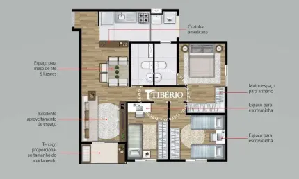 Apartamento com 3 dormitórios à venda, 65 m² por R$ 501.200,00 - Centro - Diadema/SP