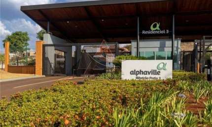 Terreno em condomínio fechado à venda em Alphaville, Ribeirão Preto 
