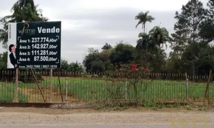 Terreno à venda na Estrada da Ilha, 1741, Pirabeiraba, Joinville por R$ 17.151.240