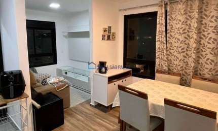 Apartamento para Alugar 36m², 1 Quarto, Mobiliado e Sem Vaga
