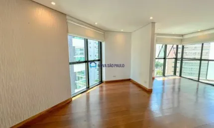 Apartamento para alugar em Moema com 184m², 3 suítes, 3 vagas, condomínio completo