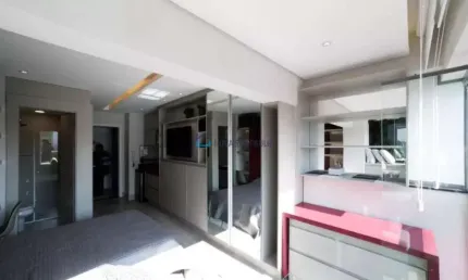 Estúdio novo, lindamente decorado, espaço aconchegante multifuncional
