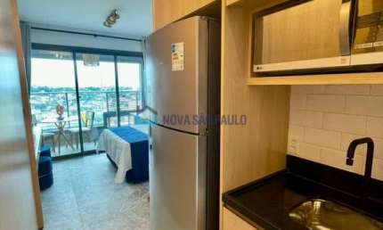 Lindo Studio mobiliado para locação! A 650 metros a pé do metrô Hospital São Paulo !