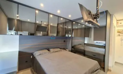 Apartamento com 1 quarto para alugar na Rua Apamas, --, Indianópolis, São Paulo