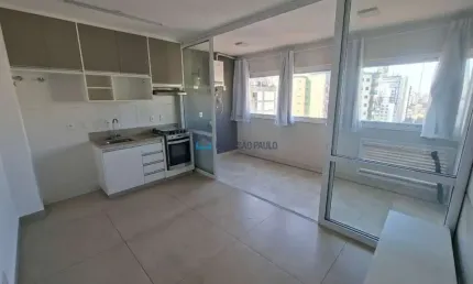 Apartamento para locação na saúde com 01 quarto e 01 vaga.