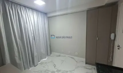 Studio mobiliado com varanda em mirandópolis ? são paulo/sp!