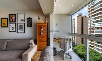 Apartamento mobiliado com 3 dormitórios à venda na Vila Olímpia