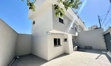 Sobrado Triplex Novo, 3 Dts, Suíte, 2 vagas + terraço, Churrasqueira!15 min a pé metrô Alto Ipiranga