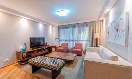 Brooklin - Apartamento de 132m² 3 dormitórios e 2 vagas em Andar Alto.