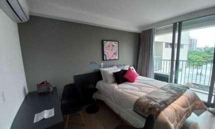 Studio à venda em Moema - Novo e equipado - 20 m2 300m. do Metrô  Eucalíptos