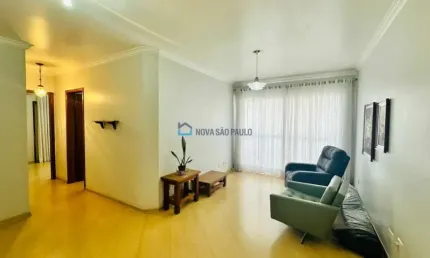 Apartamento na chácara inglesa região da vl mariana com 3 dormitório, 2 vagas de garagem.