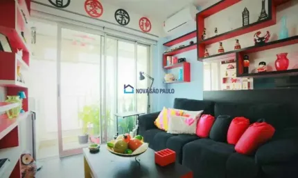 Apartamento 1 quarto mobiliado à venda - Chácara Santo Antônio