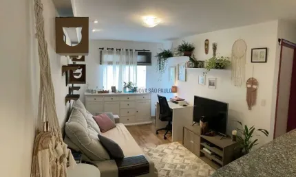 Apartamento 1 suíte, 1 vaga, 44 m² - Vila Nova Conceição