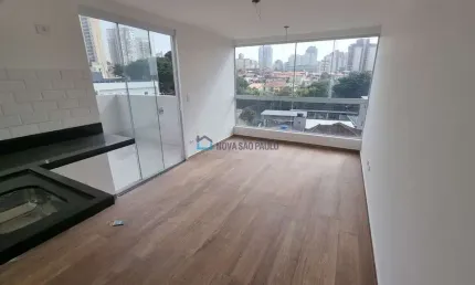 Duplex garden novo em porcelanato terraço enorme gourmet,1 vaga, entrar e morar! prox metrô sta cruz
