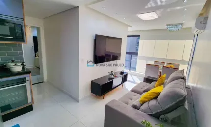 Apartamento 48m² - 1 dormitório, 1 vaga - bela vista.