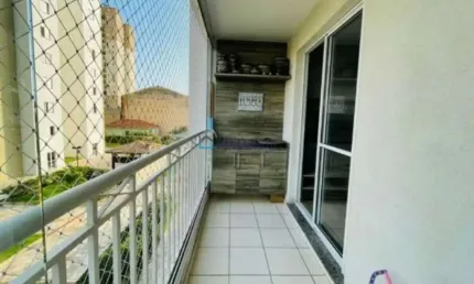 Apartamento 2 dormitórios com suíte, 1 vaga, 2 varandas