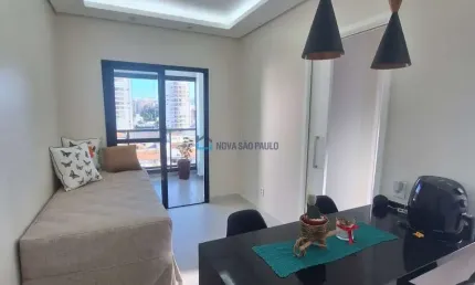 Studio de 34m², com vaga de garagem, Chácara Santo Antônio