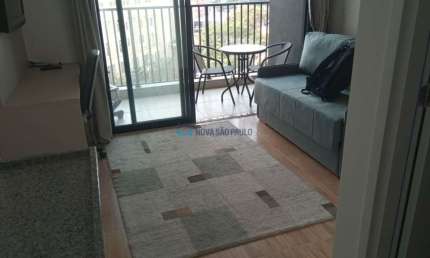 Metrô Vila Mariana, apartamento tipo Studio, com sacada, sem vaga.