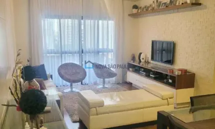 Apartamento à venda, com 3 dormitórios, 1 suíte, 2 vagas, a 500 metros do metrô Chácara Klabin