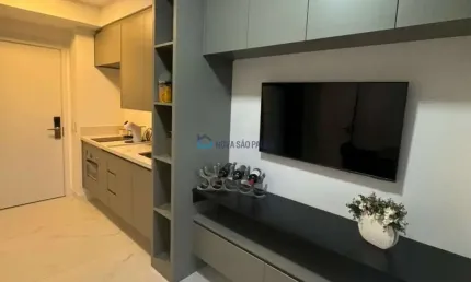 Apartamento com 1 quarto à venda na Rua Eleutério, --, Brooklin Paulista, São Paulo