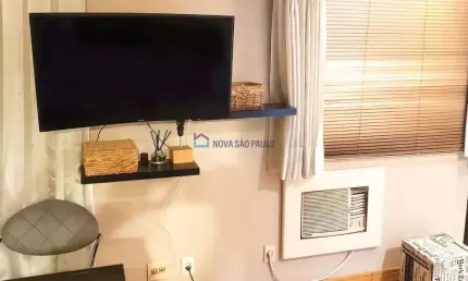 Flat com 1 quarto à venda na Rua Tuim, --, Moema, São Paulo