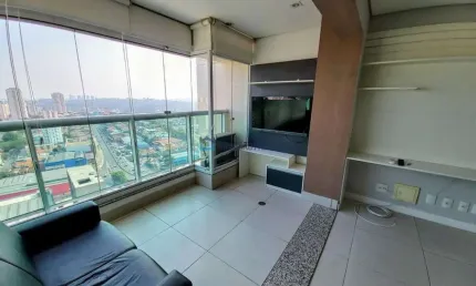 Apartamento studio, 1 dormitório, 1 vaga - campo belo