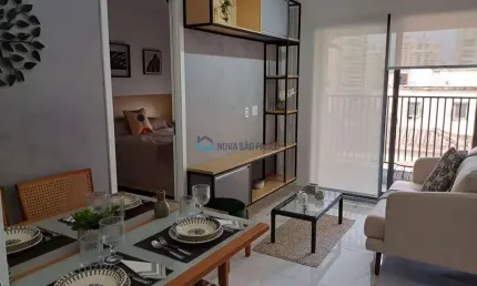 Apartamento com 1 quarto à venda na Alameda dos Maracatins, --, Moema, São Paulo